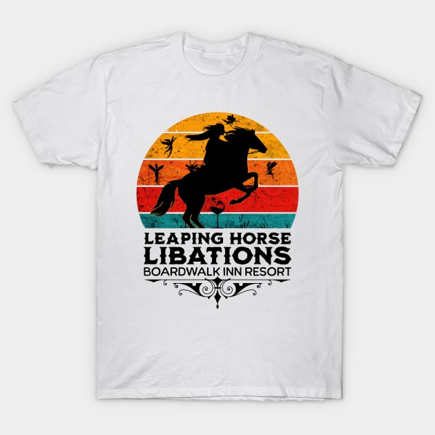 Leaping Horse Libations Boardwalk inn Resorts Orlando Florida T-Shirt by Joaddo